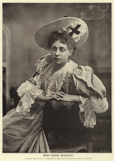 Frøken Lizzie Ruggles af English Photographer