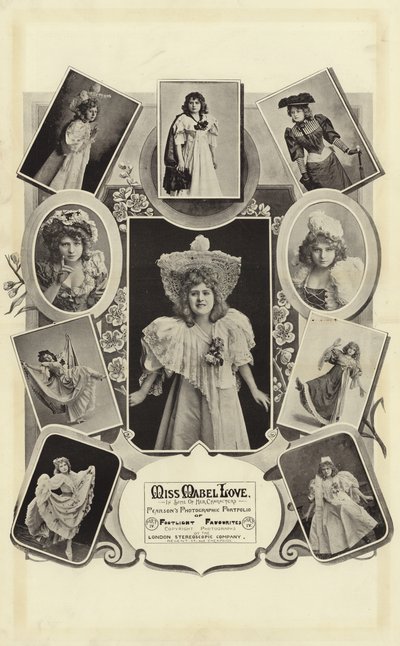 Miss Mabel Love af English Photographer