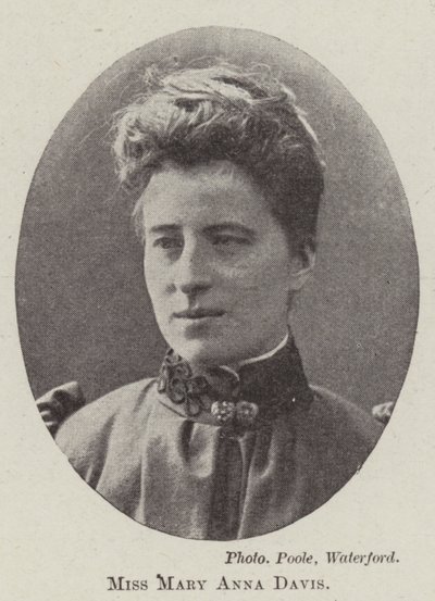 Frøken Mary Anna Davis af English Photographer