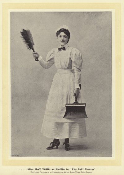 Miss May Yohe, som Phyllis, i The Lady Slavey af English Photographer