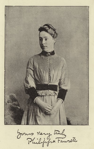 Frøken Philippa Fawcett af English Photographer