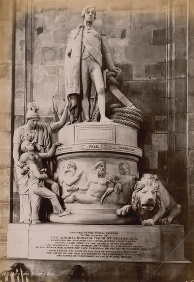 Monument til viceadmiral Horatio Nelson af English Photographer