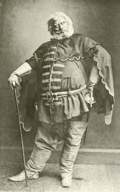 Mr Beerbohm Tree som Falstaff (dybtryk) af English Photographer
