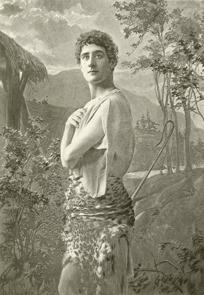 Mr Fuller Mellish som Florizel (dybtryk) af English Photographer