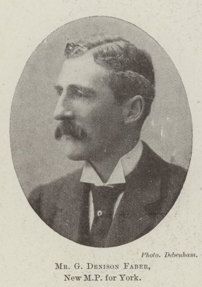 G. Denison Faber, nyt parlamentsmedlem for York af English Photographer