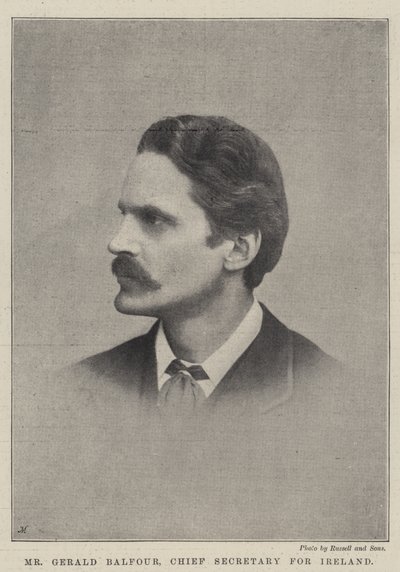 Gerald Balfour, chefsekretær for Irland af English Photographer