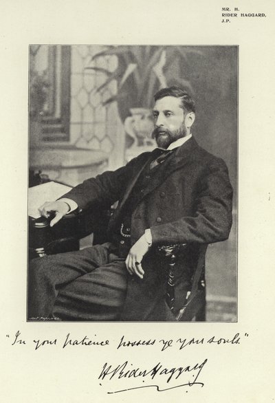 H. Rider Haggard, JP af English Photographer