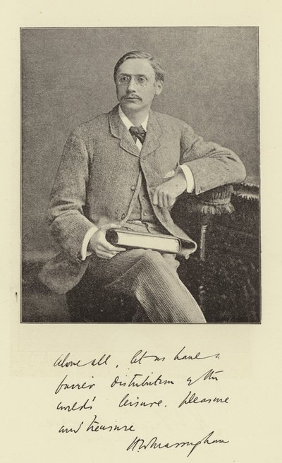 Hr. H W Massingham, redaktør for Star af English Photographer