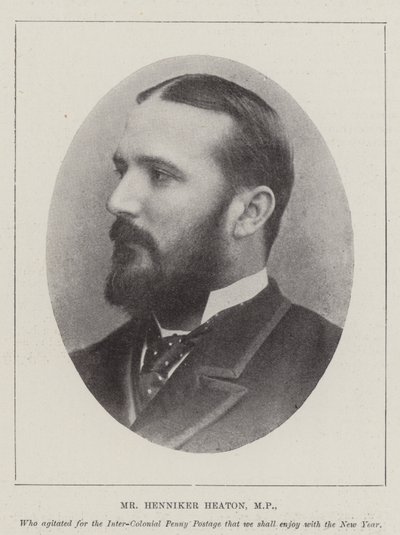 Henniker Heaton, MP af English Photographer