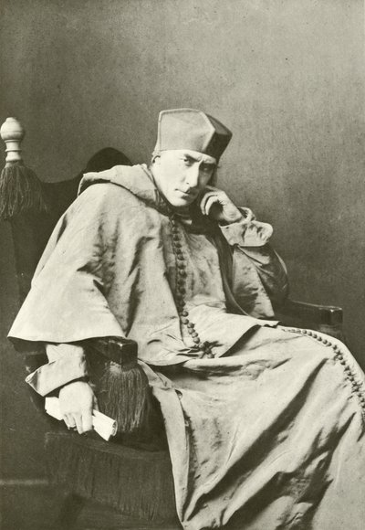 Mr Henry Irving som kardinal Wolsey (gravure) af English Photographer