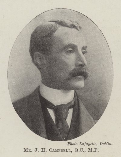 Mr J H Campbell, QC, MP af English Photographer