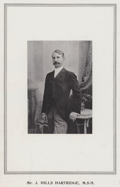 Mr. J Hills Hartridge, MSH af English Photographer