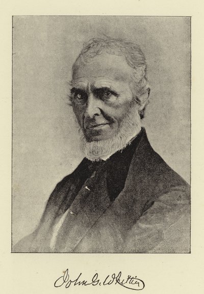 John G. Whittier, Amerikas kvæker-digter af English Photographer