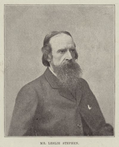 Mr Leslie Stephen af English Photographer