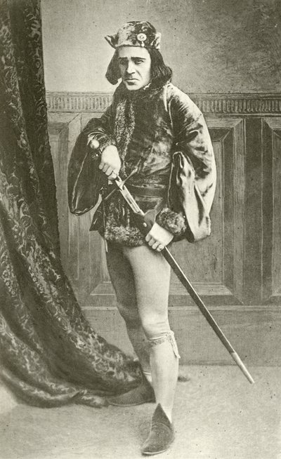Mr Richard Mansfield som Richard III (gravure) af English Photographer