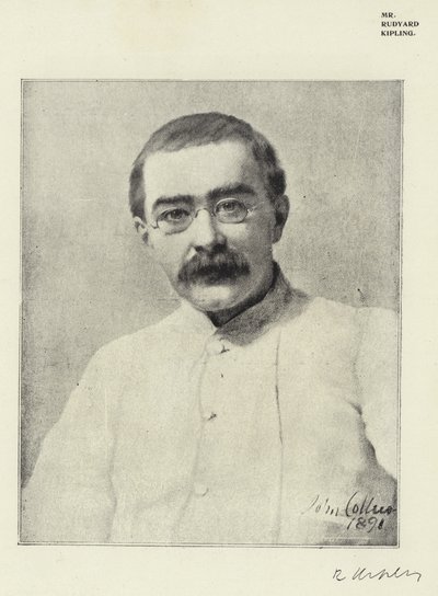 Hr. Rudyard Kipling af English Photographer