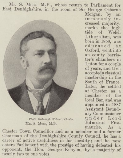 S Moss, MP af English Photographer