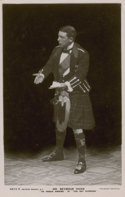 Mr Seymour Hicks, som Angus Graeme i The Gay Gordons af English Photographer