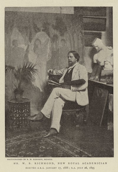 W. B. Richmond, ny kongelig akademiker af English Photographer