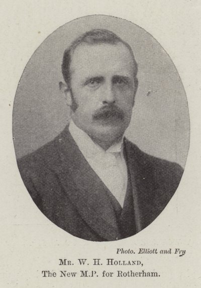 W H Holland, det nye parlamentsmedlem for Rotherham af English Photographer