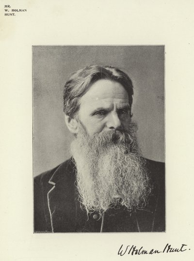 W Holman Hunt af English Photographer