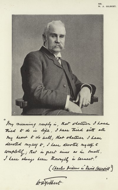 W S Gilbert af English Photographer