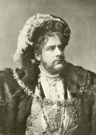 Mr William Terriss som Henry VIII (gravure) af English Photographer