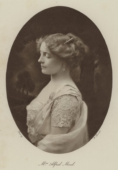 Fru Alfred Mond (s/h-foto) af English Photographer