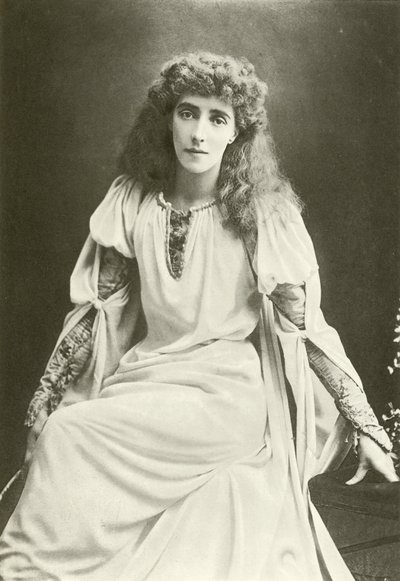 Mrs Beerbohm Tree som Ophelia (gravure) af English Photographer