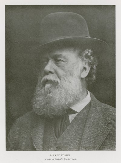 Myles Birket Foster, engelsk kunstner (s/h foto) af English Photographer