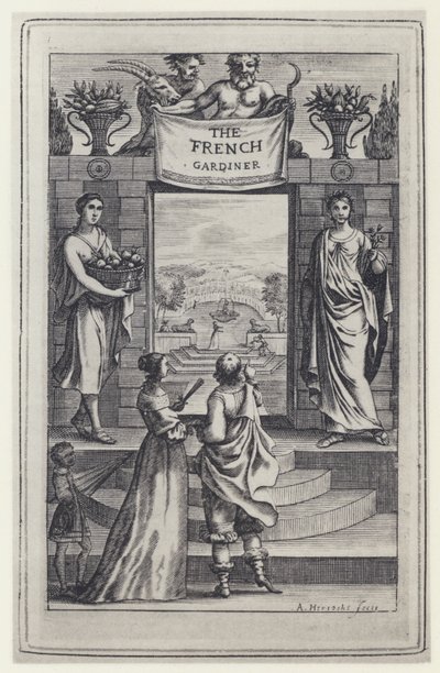 N de Bonnefons, The French Gardiner, Tr J Evelyn, J Crooke 1658 (s/h-foto) af English Photographer