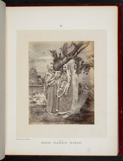Nagar Brahman Frauen, Bombay von English Photographer