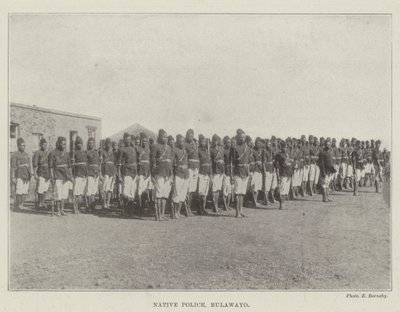 Indfødt politi, Bulawayo af English Photographer