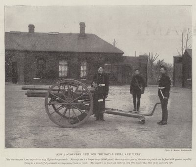 Ny 15-pundspistol til Royal Field Artillery af English Photographer