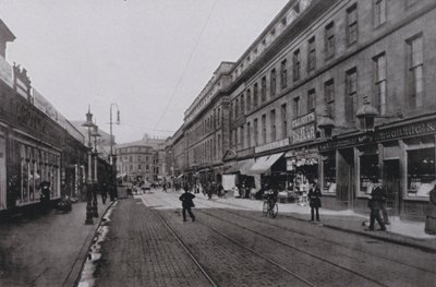 Newcastle, Clayton Street, East (s/h-billede) af English Photographer
