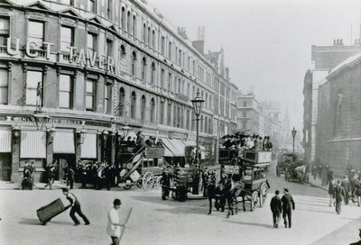 Newgate Street, London af English Photographer