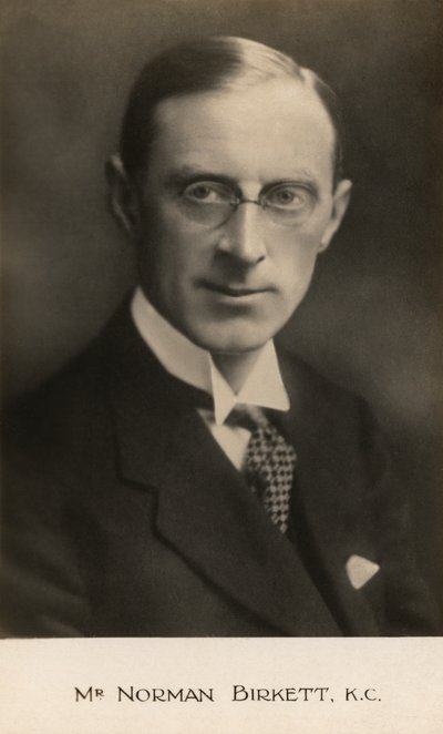 Norman Birkett af English Photographer