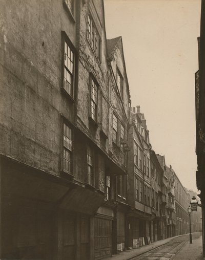 Gamle huse i Wych Street, London af English Photographer