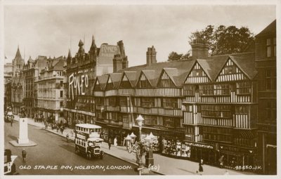 Old Staple Inn, Holborn, London af English Photographer