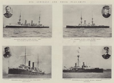 Vore Admiraler og deres Flagskibe af English Photographer