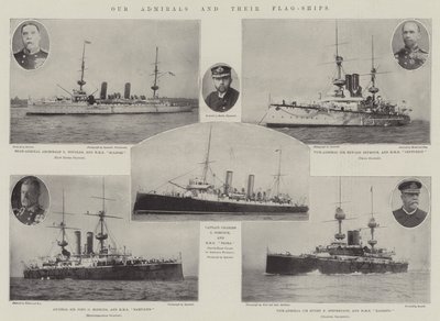 Vore Admiraler og deres Flagskibe af English Photographer