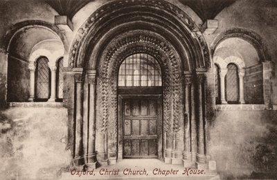 Oxford, Christ Church, Chapter House (s/h-billede) af English Photographer