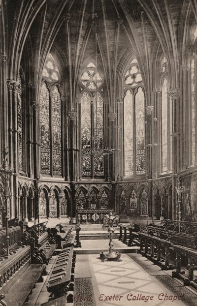 Oxford, Exeter College Chapel (s/h foto) af English Photographer