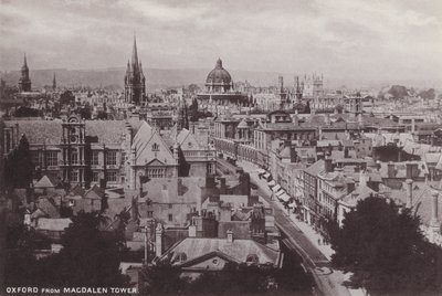 Oxford fra Magdalen Tower af English Photographer