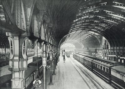 Paddington Station, General View of the Platforms (s/h foto) af English Photographer