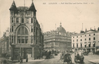Pall Mall East og Carlton Hotel af English Photographer