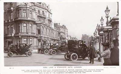Park Lane og Stanhope Gate af English Photographer