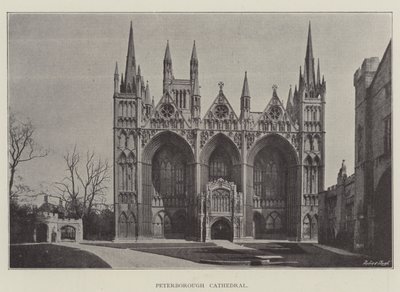 Peterborough katedral af English Photographer