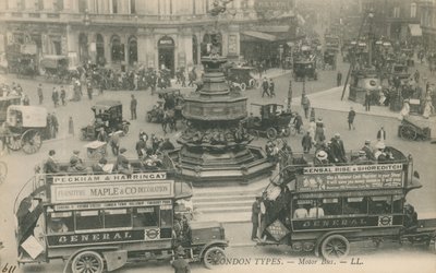Piccadilly Circus, London af English Photographer