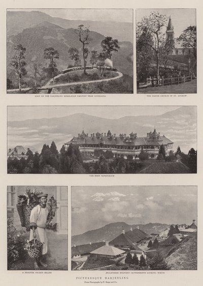 Malerisk Darjeeling af English Photographer